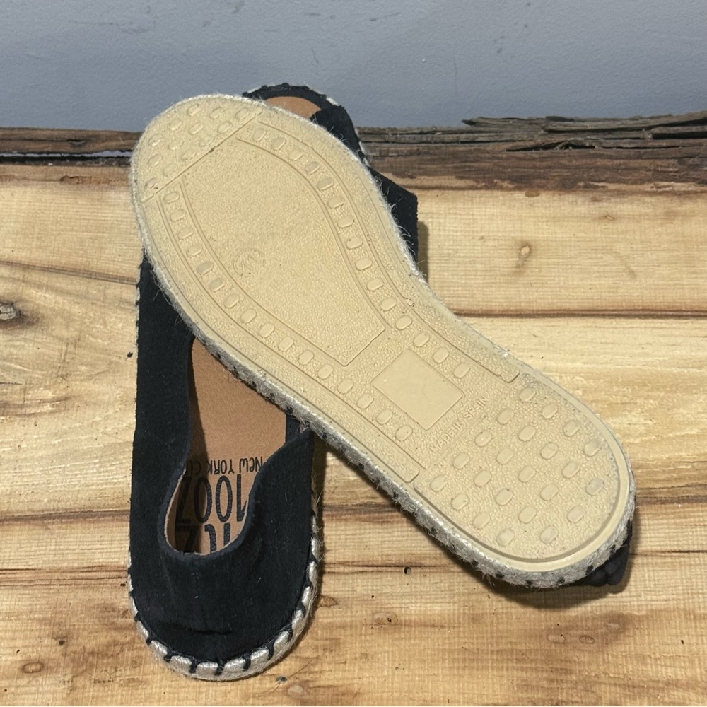 *NEW* Miz Mooz Suede Peep Toe Espadrille Flats Size 41/9.5-10 A38 - Picture 10 of 10